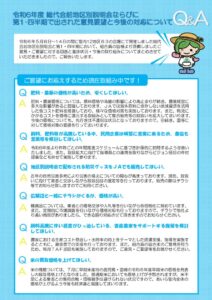 令和6年度に出された意見・要望に対する回答について